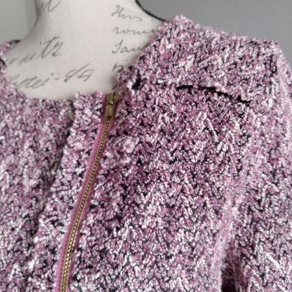 A.N.A | Boucle asymmetrical zip front lightweight jacket with pockets - Picture 6 of 15